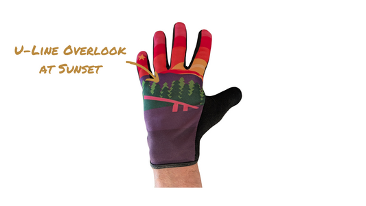 Loamer Mountain Biking Gloves - Unemployment Line Overlook